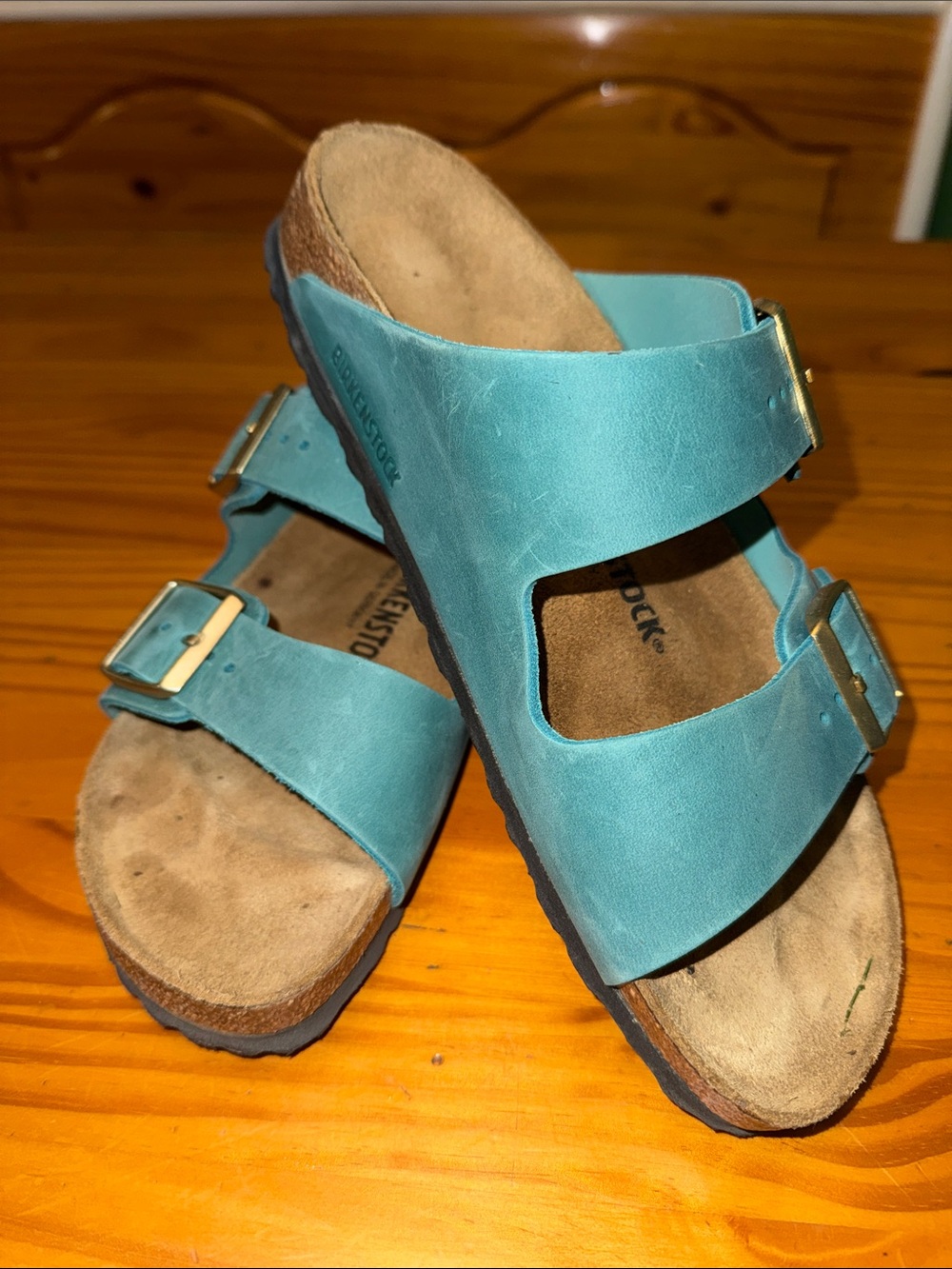 Birkenstock - Arizona Teal Sandals SZ 41